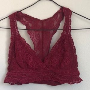 RED BRALETTE TOP